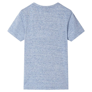 Vidaxl kindershirt met korte mouwen 116 gemêleerd blauw