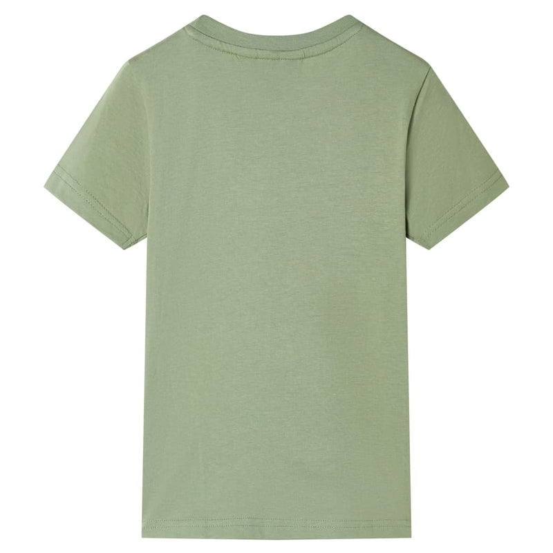Load image into Gallery viewer, VidaXL Kindershirt met korte mouwen 92 lichtkakikleurig
