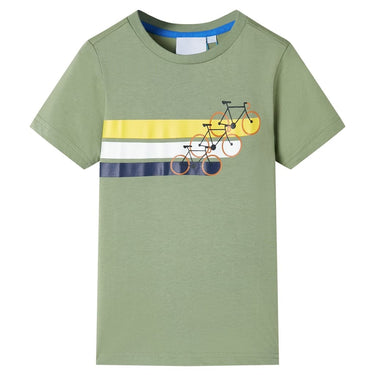 Vidaxl kindershirt met korte mouwen 116 lichtkakikleurig