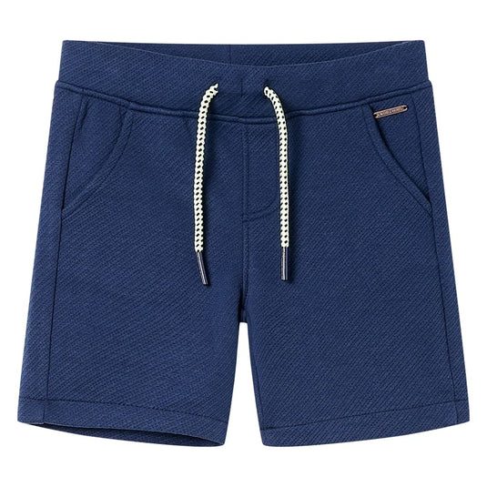 Vidaxl kindershorts met trekkoord 116 donkerblauw