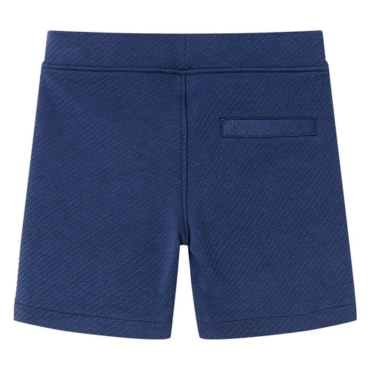 Vidaxl kindershorts met trekkoord 116 donkerblauw
