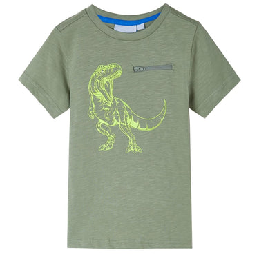 Vidaxl kindershirt met korte mouwen 104 lichtkakikleurig
