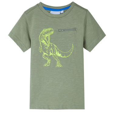 Vidaxl kindershirt met korte mouwen 116 lichtkakikleurig