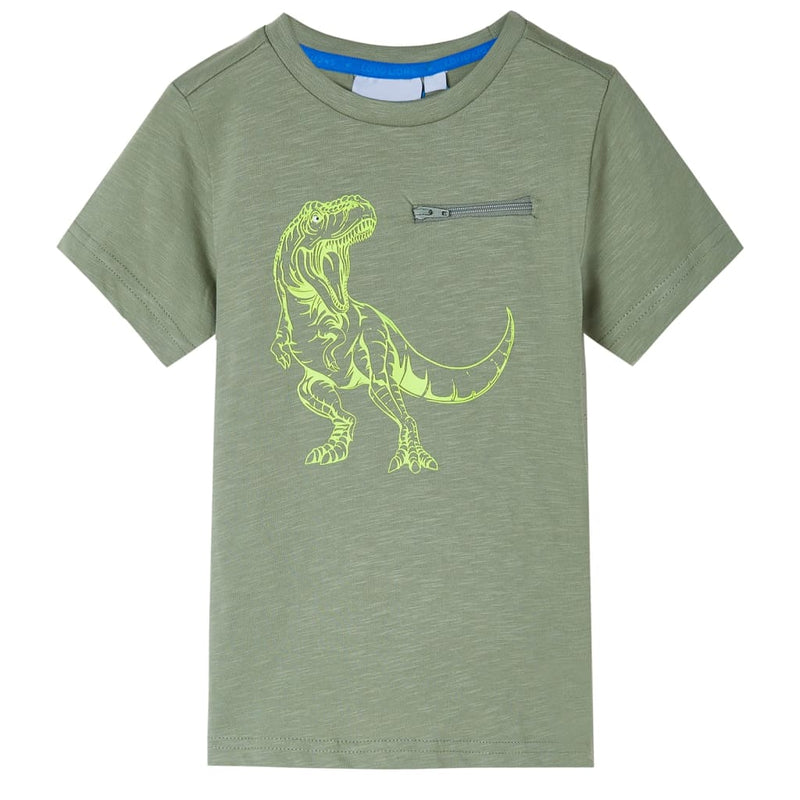 Load image into Gallery viewer, Vidaxl kindershirt met korte mouwen 140 lichtkakikleurig
