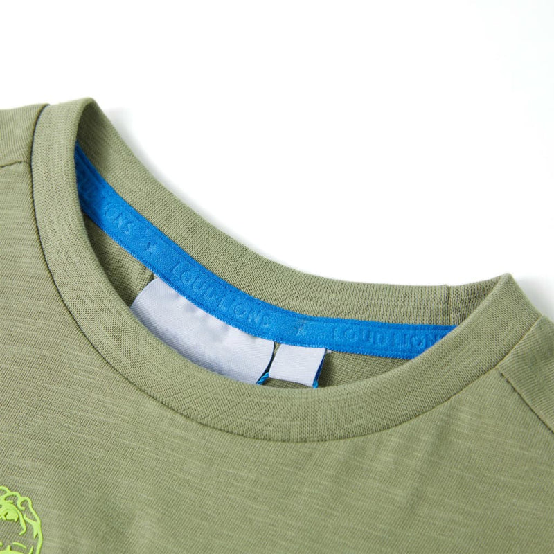 Load image into Gallery viewer, Vidaxl kindershirt met korte mouwen 140 lichtkakikleurig

