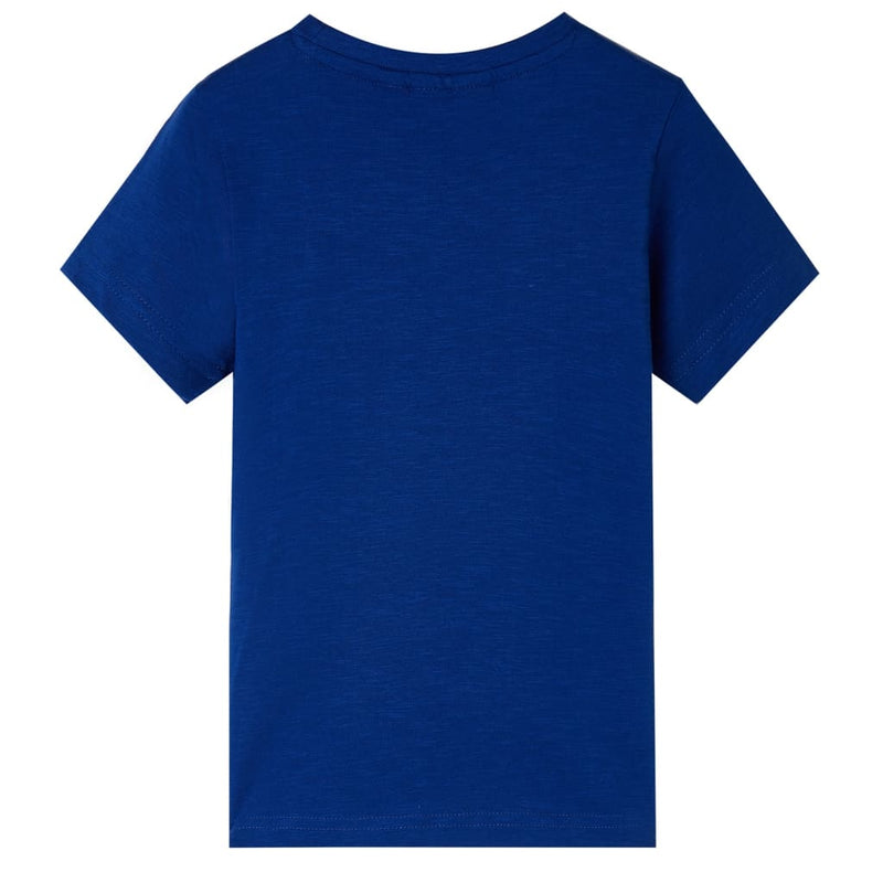 Load image into Gallery viewer, Vidaxl kindershirt met korte mouwen 140 donkerblauw

