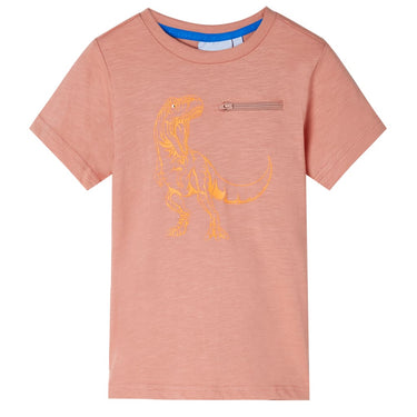 Vidaxl kindershirt met korte mouwen 128 lichtoranje