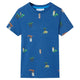 VidaXL Kindershirt 116 gemêleerd donkerblauw