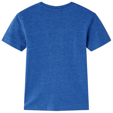 Vidaxl kindershirt 140 gemêleerd donkerblauw