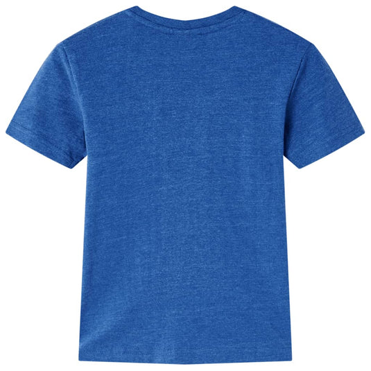 Vidaxl kindershirt 140 gemêleerd donkerblauw