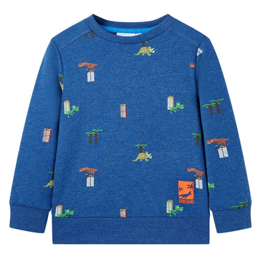 Vidaxl kindertrui 140 gemêleerd donkerblauw