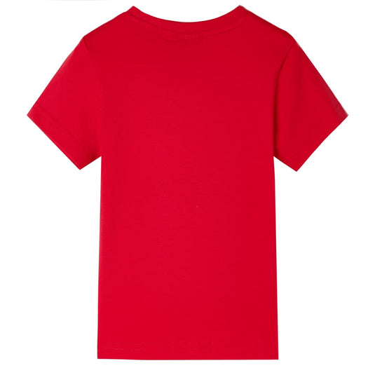 Vidaxl kindershirt 128 rood