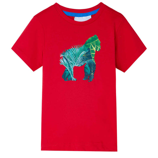 Vidaxl kindershirt 140 rood