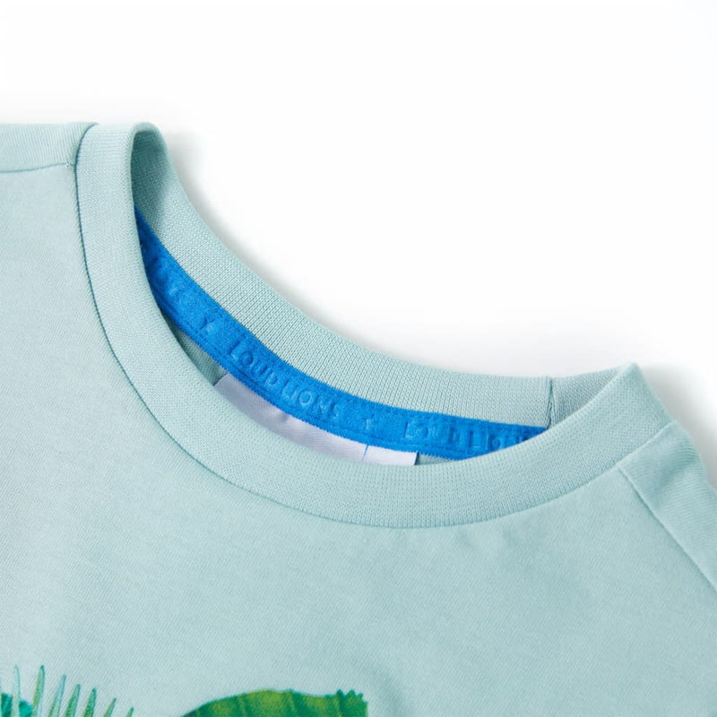 Load image into Gallery viewer, VidaXL Kindershirt 92 lichtzeeblauw
