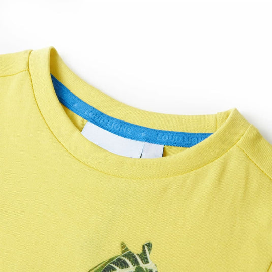 Vidaxl kindershirt 92 geel
