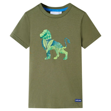Vidaxl kindershirt 116 kakikleurig
