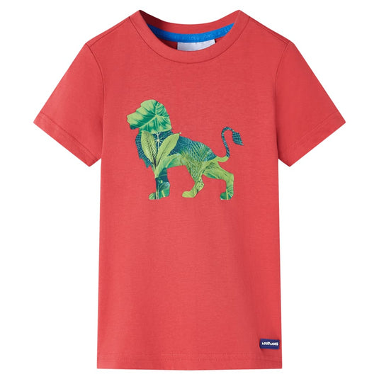 Vidaxl kindershirt 128 rood