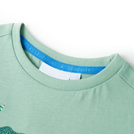Vidaxl kindershirt 104 lichtkakikleurig
