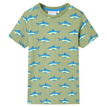Vidaxl kindershirt 104 lichtkakikleurig
