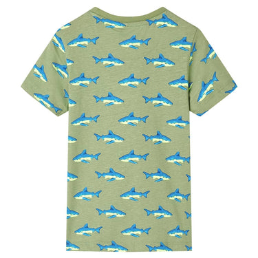Vidaxl kindershirt 104 lichtkakikleurig