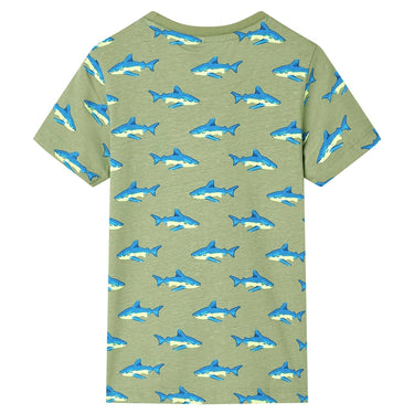Vidaxl kindershirt 140 lichtkakikleurig