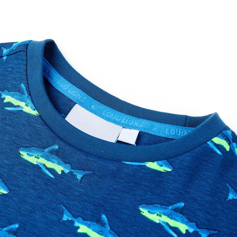 Load image into Gallery viewer, Vidaxl kindershirt 92 donkerblauw
