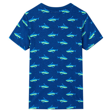 Vidaxl kindershirt 140 donkerblauw