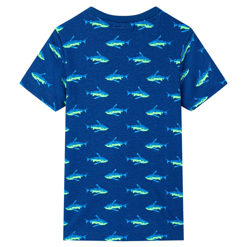 Load image into Gallery viewer, Vidaxl kindershirt 140 donkerblauw
