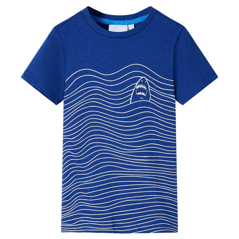 Load image into Gallery viewer, VidaXL Kindershirt 116 donkerblauw
