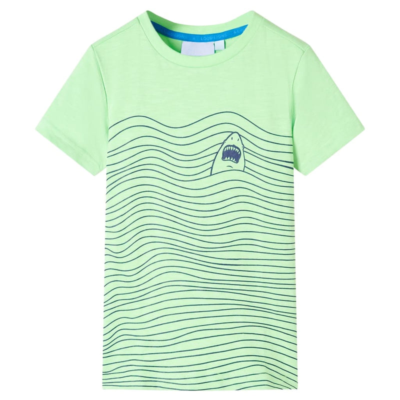 Load image into Gallery viewer, VidaXL Kindershirt 116 neongroen
