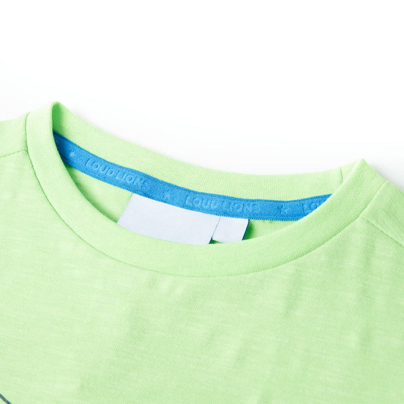 Load image into Gallery viewer, VidaXL Kindershirt 116 neongroen
