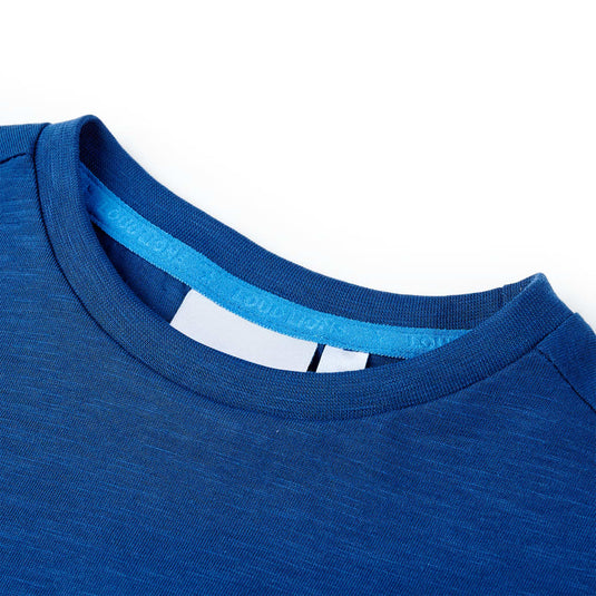 Vidaxl kindershirt 104 donkerblauw