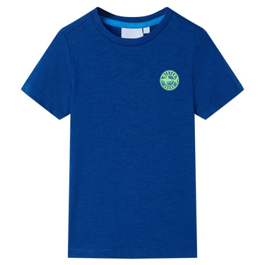 Vidaxl kindershirt 128 donkerblauw