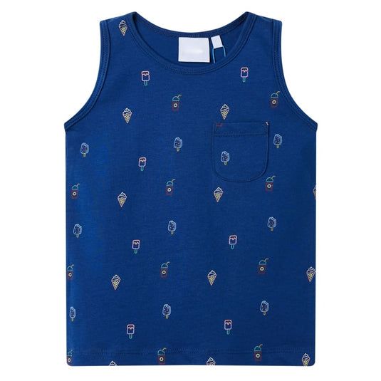 VidaXL Kindertopje 92 donkerblauw