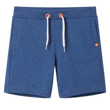 Vidaxl kindershorts met trekkoord 116 gemêleerd donkerblauw