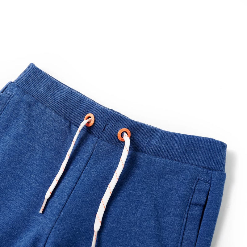 Load image into Gallery viewer, Vidaxl kindershorts met trekkoord 140 gemêleerd donkerblauw
