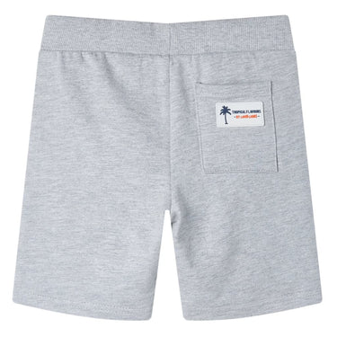 Vidaxl kindershorts met trekkoord 104 grijs