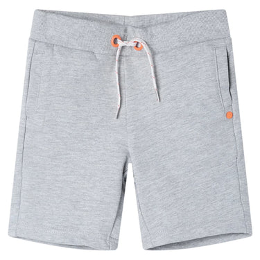 Vidaxl kindershorts met trekkoord 128 grijs