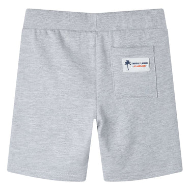 Vidaxl kindershorts met trekkoord 140 grijs