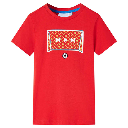 Vidaxl kindershirt 128 rood