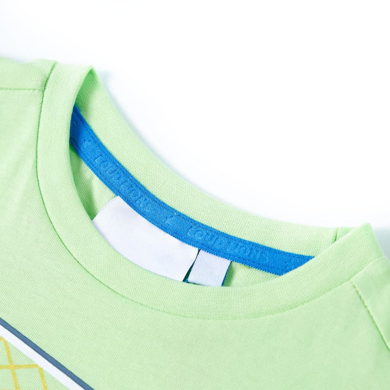 Load image into Gallery viewer, VidaXL Kindershirt 128 limoengroen
