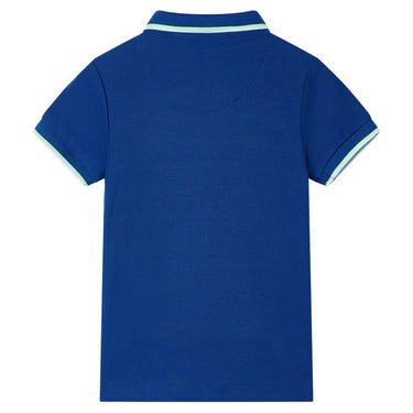 Vidaxl kinderpoloshirt 128 donkerblauw