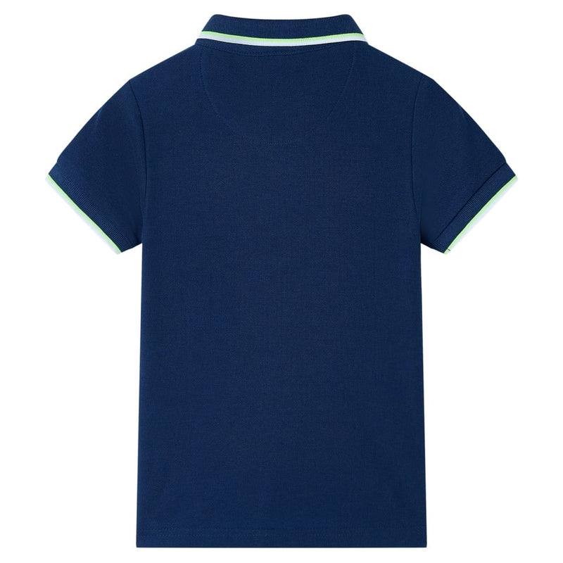 Load image into Gallery viewer, VidaXL Kinderpoloshirt 92 marineblauw

