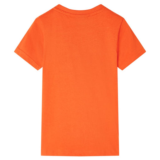 VidaXL Kindershirt 92 donkeroranje