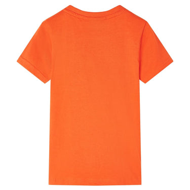 Vidaxl kindershirt 128 donkeroranje