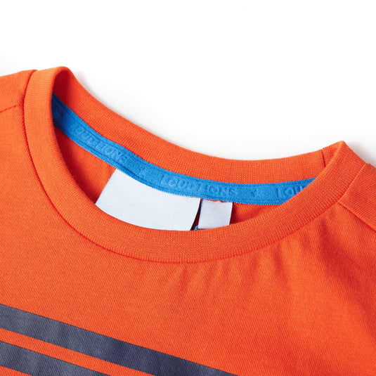 Vidaxl kindershirt 128 donkeroranje