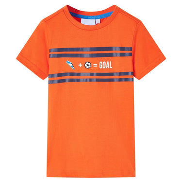 Vidaxl kindershirt 140 donkeroranje