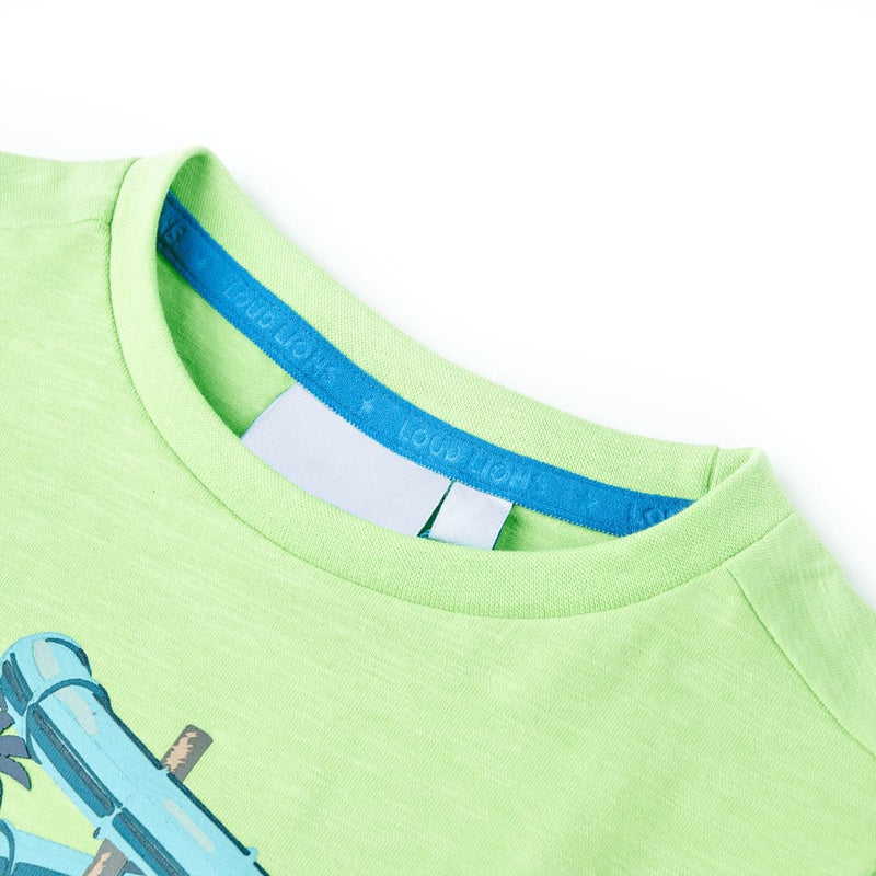 Load image into Gallery viewer, Vidaxl kindershirt 128 neongroen
