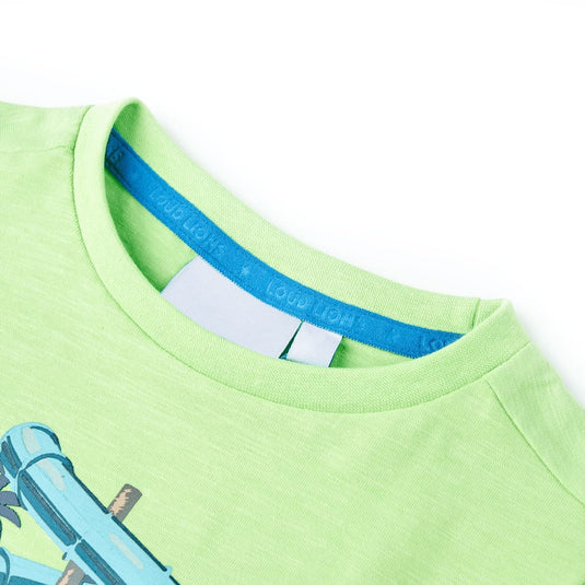 Vidaxl kindershirt 128 neongroen