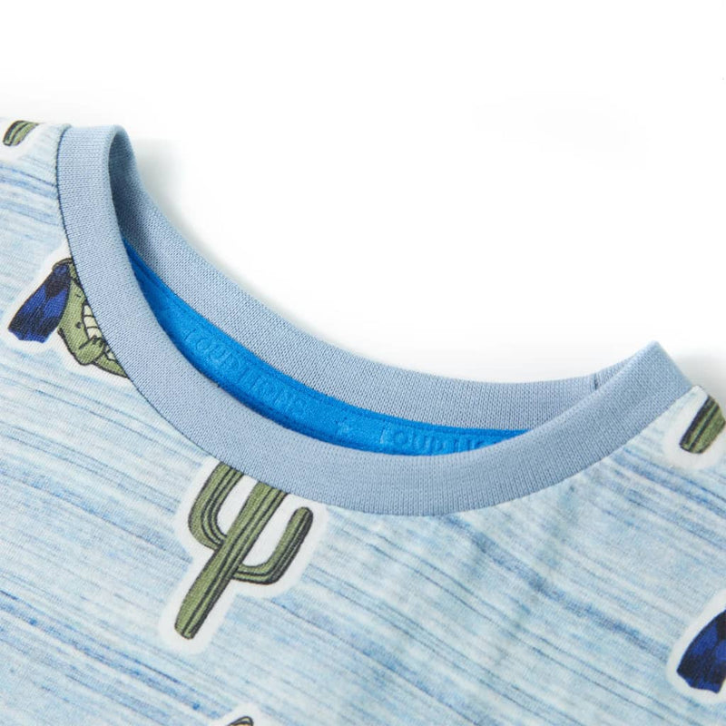 Load image into Gallery viewer, VidaXL Kindershirt 116 gemengd blauw
